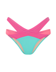 Mazzy Bikini Bottom Mint/Pink | Agent Provocateur