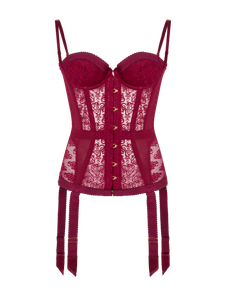 Mercy Corset Burgundy | Agent Provocateur