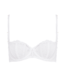 Rozlyn Balconette Underwired Bra White | Agent Provocateur