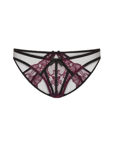Rozlyn Full Brief  Plum/Black | Agent Provocateur