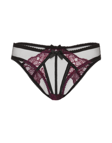 Rozlyn Ouvert Plum/Black | Agent Provocateur
