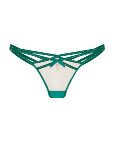 Rubi Thong Green/Flesh | Agent Provocateur