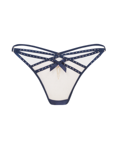 Rubi Thong Nude/Navy | Agent Provocateur