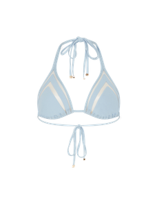 Tora Bikini Top  Blue/Flesh | Agent Provocateur