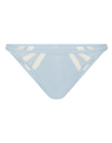 Tora Bikini Bottom Blue/Flesh | Agent Provocateur