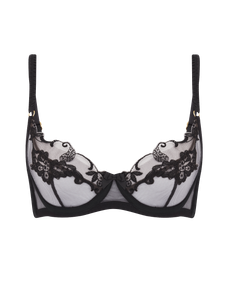 Mirabelle Balconette Underwired Bra Black | Agent Provocateur