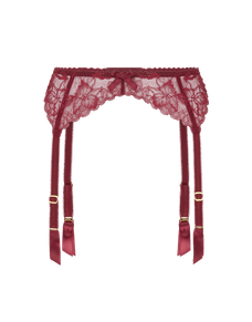 Leni Suspender Burgundy | Agent Provocateur