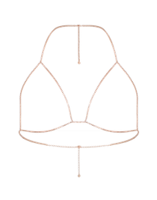 Bougie Bra Rose Gold/Crystal | Agent Provocateur