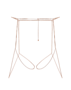 Bougie Suspender  Rose Gold/Crystal | Agent Provocateur