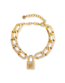 Meriem Anklet Gold/Crystal | Agent Provocateur