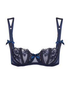 Rosia Balconette Underwired Bra Navy | Agent Provocateur