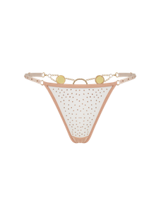 Lucia Thong Gold/Gold | Agent Provocateur