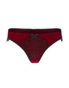 Sammi Thong Burgundy/Black | Agent Provocateur