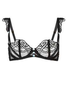 Seren Balconette Underwired Bra Black | Agent Provocateur