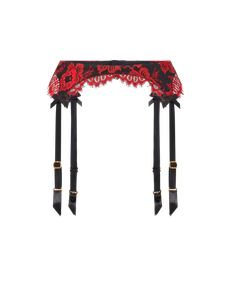 Solanna Suspender Red/Black | Agent Provocateur