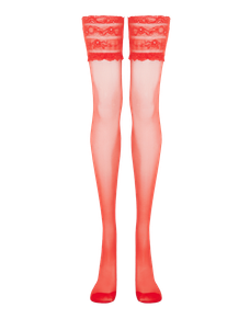 Neeve Hold Ups Red/Red | Agent Provocateur
