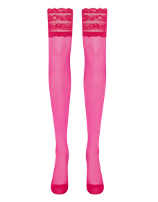 Neeve Hold Ups Fuchsia | Agent Provocateur