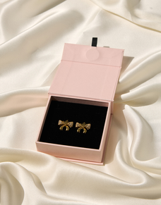 Brietta Earrings Gold/Crystal | Agent Provocateur