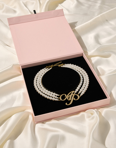 Britt Necklace Gold/Pearl | Agent Provocateur