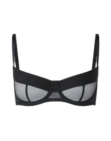 Caity Demi Cup Underwired Bra Black | Agent Provocateur