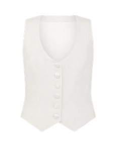 Billi Waistcoat Ivory | Agent Provocateur