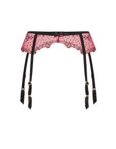 Graice Suspender Black/Pink | Agent Provocateur