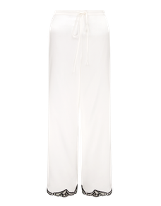 Nelle Pj Trousers Ivory/Black | Agent Provocateur