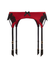 Penelopi Suspender Red/Black | Agent Provocateur
