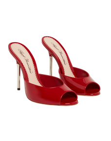 Brittina Mules Dark Red | Agent Provocateur