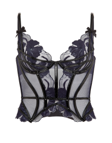 Felicitie Bustier  Navy/Black | Agent Provocateur