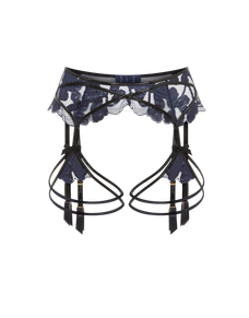 Felicitie Suspender Navy/Black | Agent Provocateur