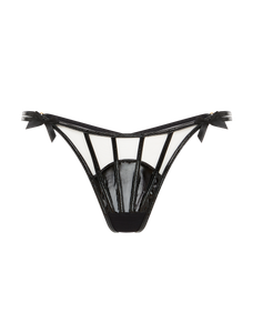 Flick Thong Black/Nude | Agent Provocateur