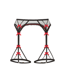 Hetty Suspender Black/Red | Agent Provocateur