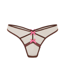 Hetty Thong  Brown/Pink | Agent Provocateur