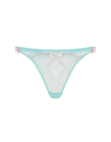 Lisetta Thong Mint/Pink | Agent Provocateur