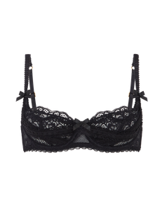 Maxwell Balconette Underwired Bra  Black | Agent Provocateur