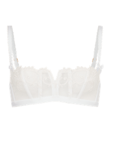 Nicolina Balconette Bra White | Agent Provocateur