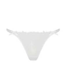 Posy Trixie Thong White/White | Agent Provocateur