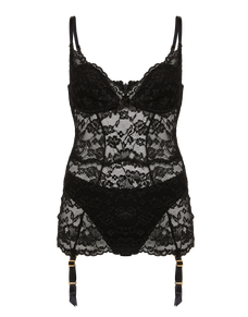 Tabitha Bodysuit  Black | Agent Provocateur