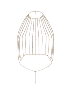 Vanitee Bra Gold/Crystal | Agent Provocateur