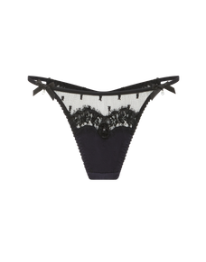 Veretie Thong  Black/Navy | Agent Provocateur