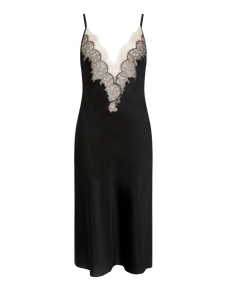 Vitoria Long Slip Black/Blush | Agent Provocateur