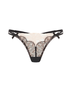 Vitoria Thong Black/Blush | Agent Provocateur