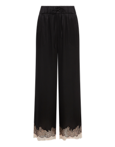 Vitoria Pyjama Trousers Black/Blush | Agent Provocateur
