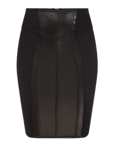 Zena Mini Skirt  Black/Black | Agent Provocateur