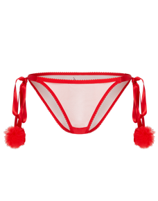 Devilette Tie Side Brief  Red | Agent Provocateur