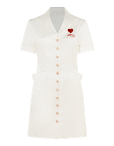 Naughty Nurse Midi Dress White | Agent Provocateur