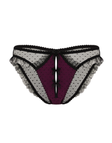 Berdie Full Brief Black/Magenta | Agent Provocateur