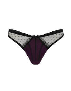 Berdie Thong Black/Magenta | Agent Provocateur