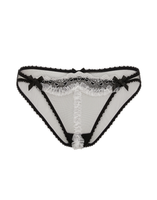 Claramae Ouvert Black/Cream | Agent Provocateur